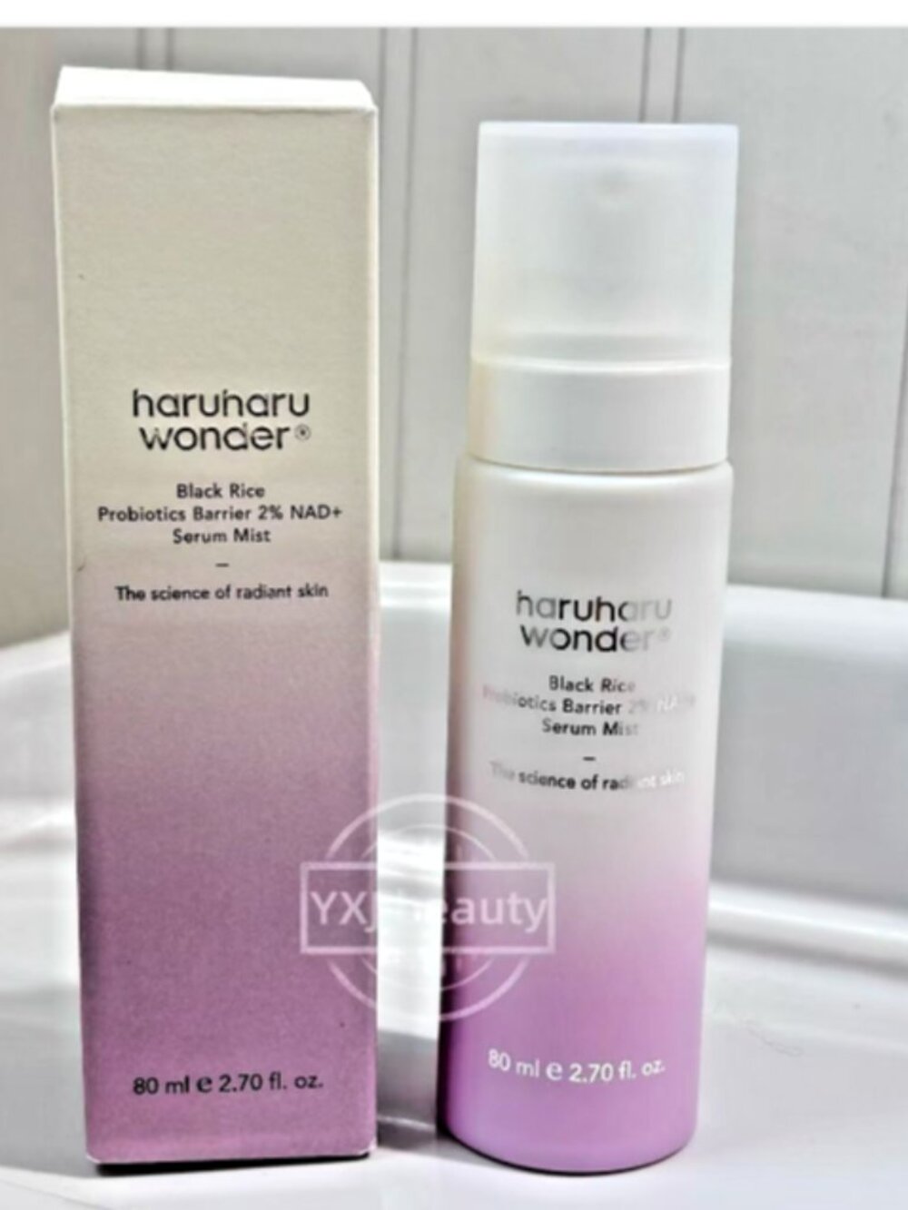 New Boxed haruharu Wonder Black Rice Face Serum Mist Full Size 80 ml/2.7 oz